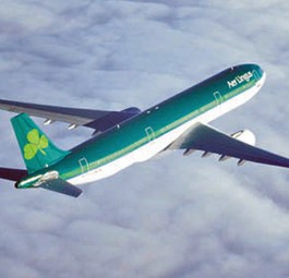 A330 von Aer Lingus: Muskeln spielen lassen.