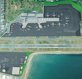 Grafik aus dem Masterplan: Ausbau von Terminal und Vorfeld soll Engpässe verhindern.