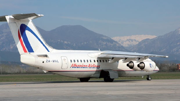 Flieger von Albanian Airlines: Veraltet und nicht mehr sicher genug.