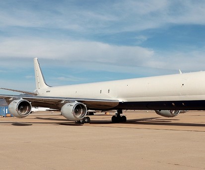 Die Douglas DC-8 mit dem Kennzeichen N805SJ: Wird wieder gebraucht.