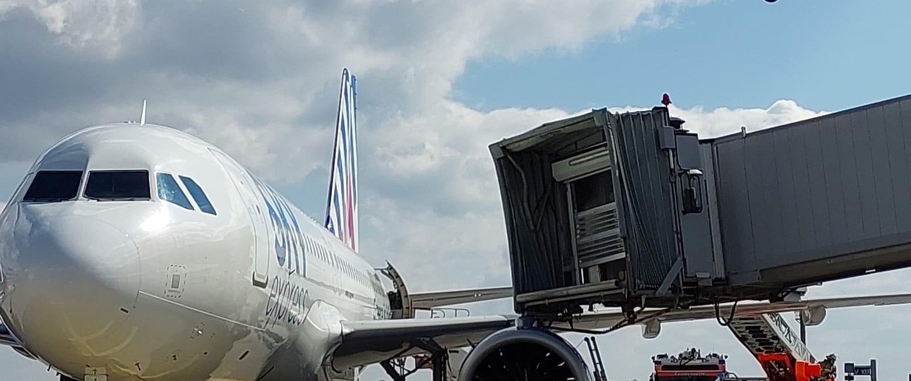 Airbus A320 Neo von Sky Express: Kollision in Frankfurt.