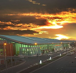 Der aktuelle Flughafen Tbilisi: Georgien wird einen neuen Airport bauen.