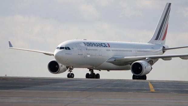 A330 von Air France: Zum Tanken nach Damaskus.