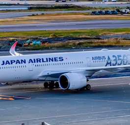 Airbus A350 von Japan Airlines: Die Fluglinie steht unter Beobachtung.