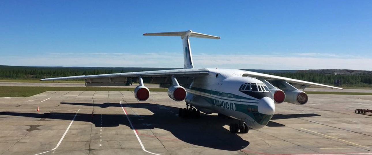 Die Il-76: Alrosa wird den Diamantentransporter los, er ist zu teuer.