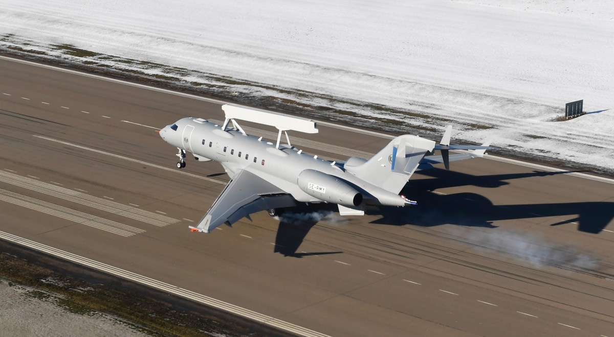 Saab GlobalEye: «Die bisherige Unentschlossenheit der USA hinsichtlich der Beschaffung der Boeing E-7 Wedgetail machte eine Auswahl dieses Flugzeugs von Anfang an eher unwahrscheinlich» sagt Christoph Bergs.