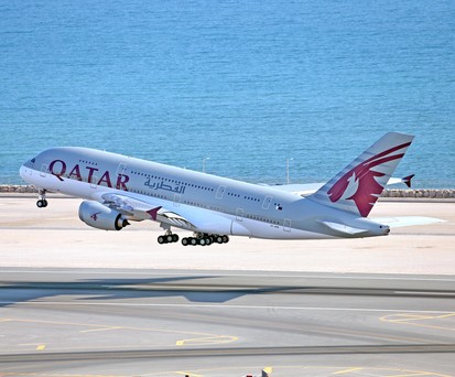 Airbus A380 von Qatar Airways: Die Fluglinie will ihr Netz über Beteiligungen stärken.