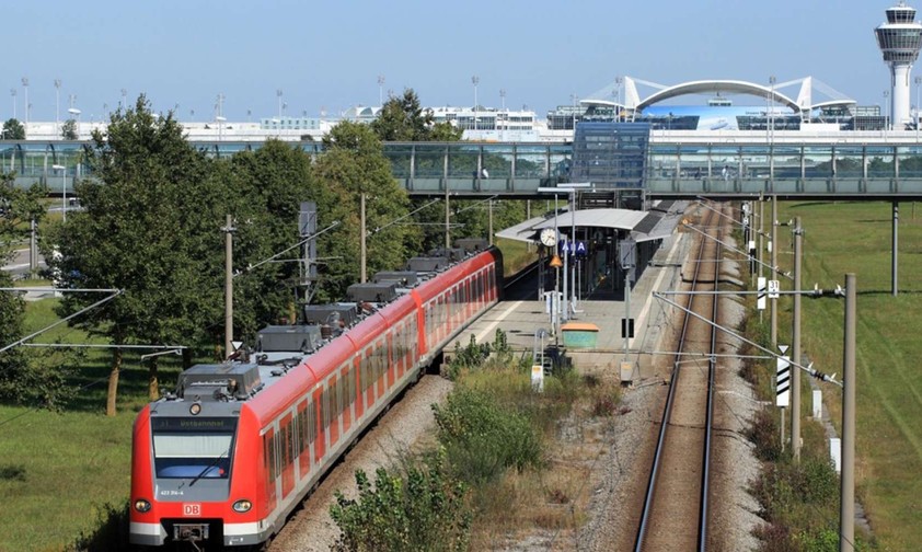 S-Bahn-Station Besucherpark: Der Flughafen München ist drei Wochen ohne Bahn-Anschluss.
