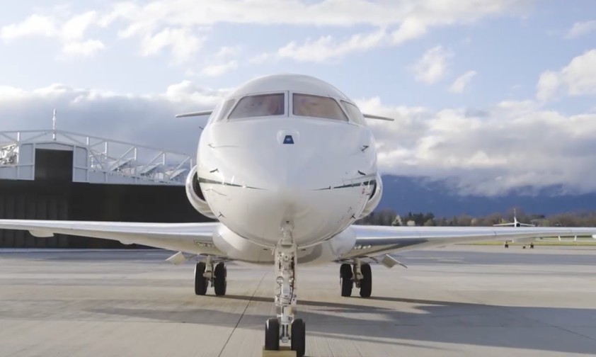 Bombardier Global 6000 von Swiss Private Jet: Landete plötzlich in Russland.