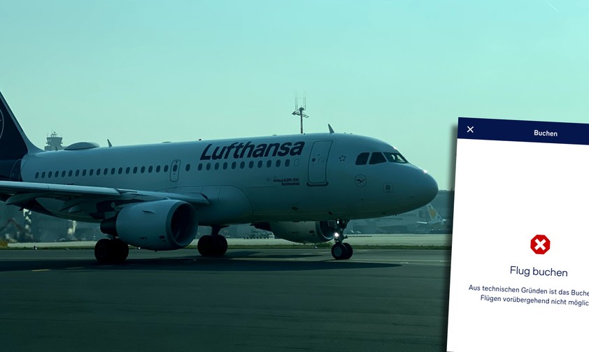 Lufthansa-Jet und gescheiterter Buchungsversuch: Keine Premiere.