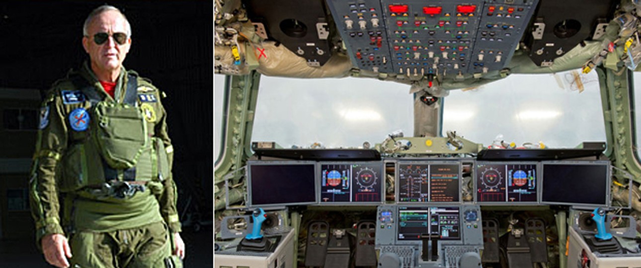 Automationsexperte Barker, Cockpit des Airbus A350: