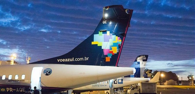 Das Logo ist dem Umriss Brasiliens nachempfunden.