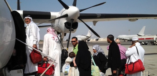 Fokker 50 von Palestinian Airlines: Die Fluglinie ist in einer schwierigen Lage.