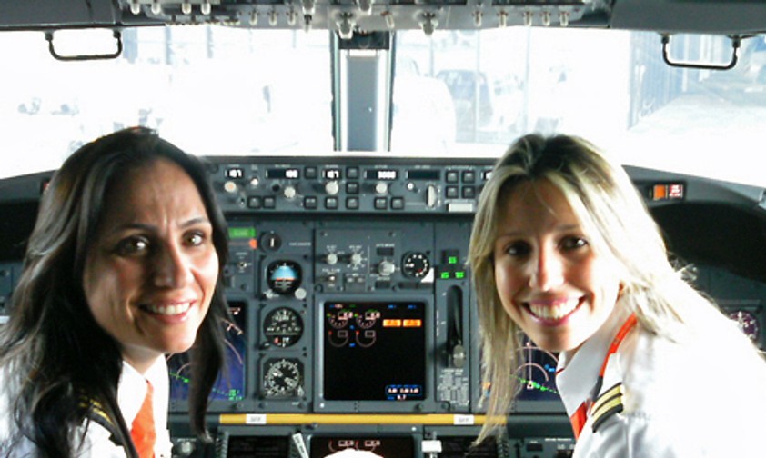 Pilotin und Kopilotin: Bald alleine unterwegs.