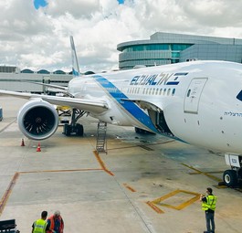 Boeing 787 von El Al: In Frankreich gibt es Probleme.