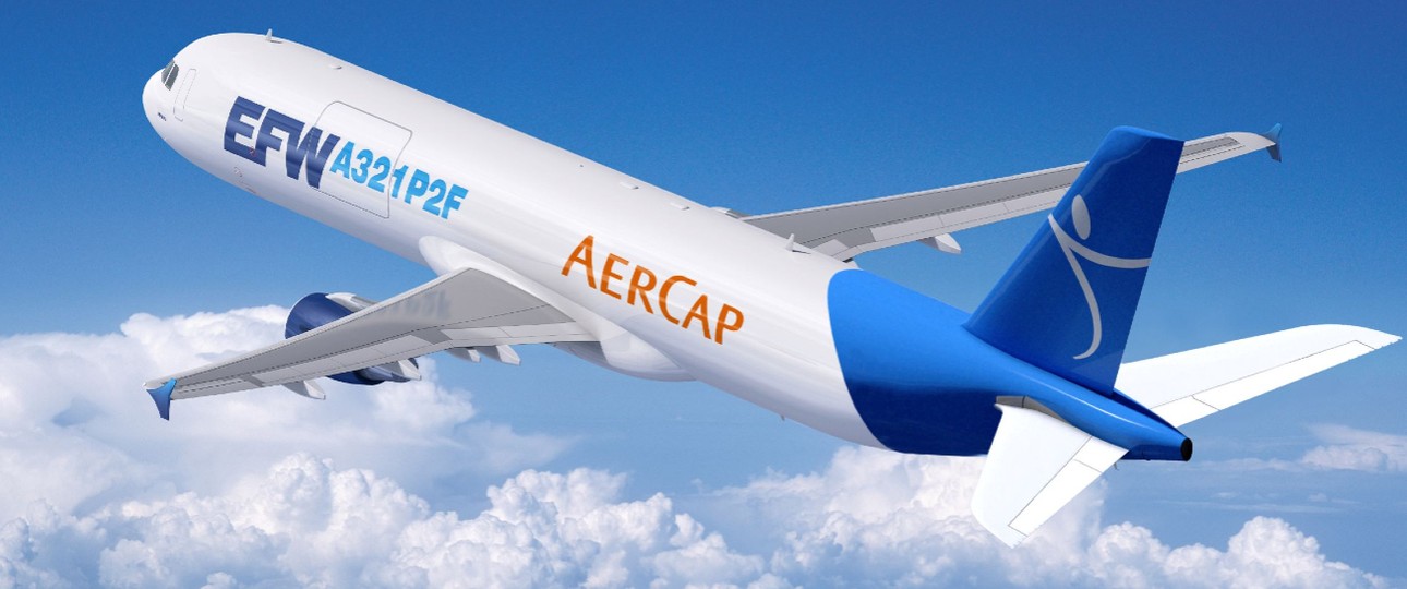 Airbus A321 P2F für Aercap: Soll so aussehen.