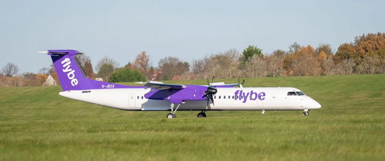 Dash 8 von Flybe: Bald wieder mit Reisenden unterwegs.