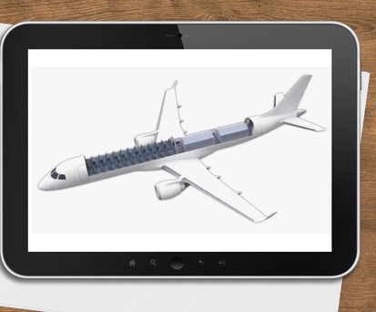 48 Sitze und zwei Frachtcontainer: Diese Kombi-Version eines Embraer-Jets ...