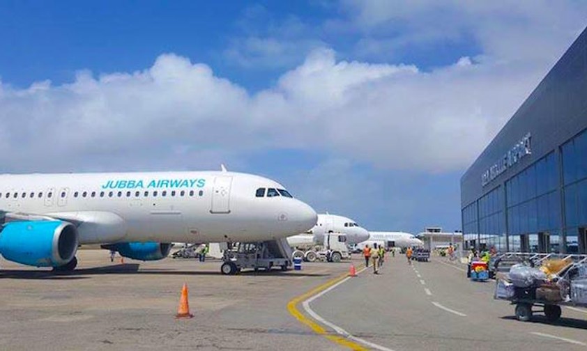 Flugzeuge in Mogadishu: Der Flughafen hat ein neues Terminal.