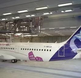Der erste Airbus A321 XLR: Die Zertifizierung steht noch aus.