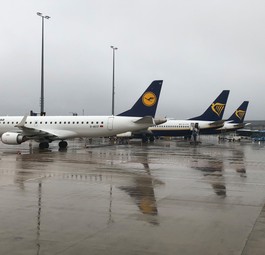 Flieger von Lufthansa und Ryanair: Sie könnens nicht miteinander.