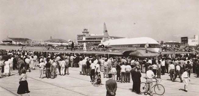 Mit der Caravelle begann das Jet-Zeitalter auch am Flughafen São Paulos.