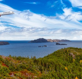 Airbus A350 von Aeroflot über Newfoundland: War verboten.