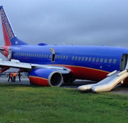 Die Boeing B737: 10 Verletzte bei verpatzter Landung.