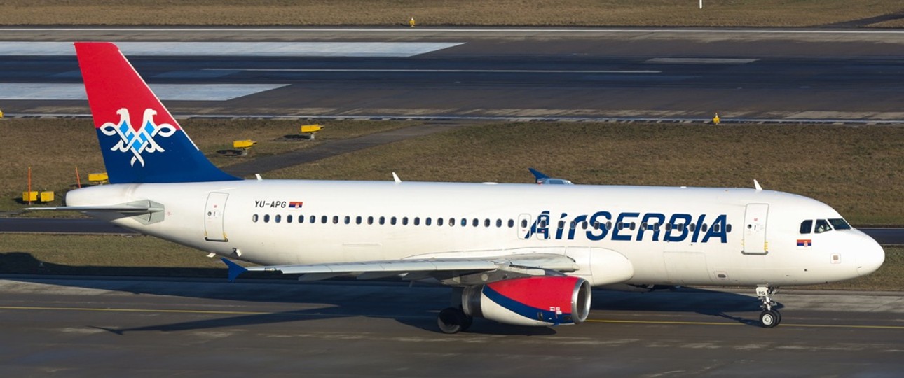 Airbus A320 von Air Serbia: Vorerst gibt es keinen Ersatz.