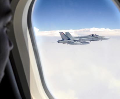 CF-188 der kanadischen Luftwaffe: Passagierjet gestoppt (Archivbild).