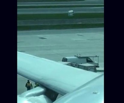 Frachtcontainer - vom Winde verweht