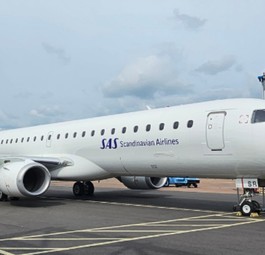 Eine Embraer E195 von SAS Link: Die Airline wird größer.
