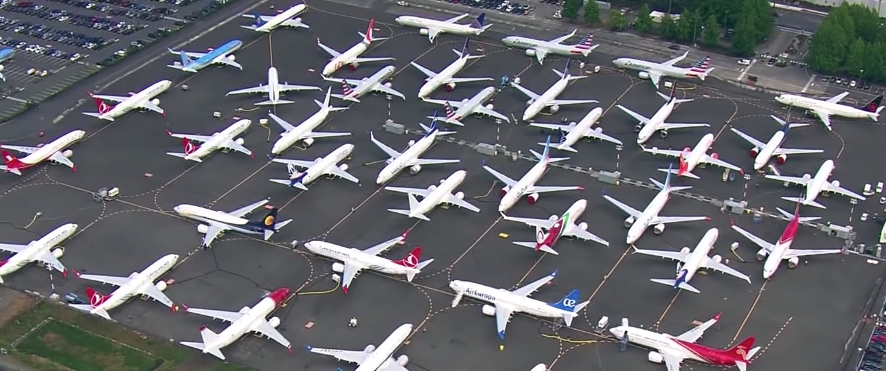 Boeing-Werk in Renton: So voll war es dort schon im Juni.