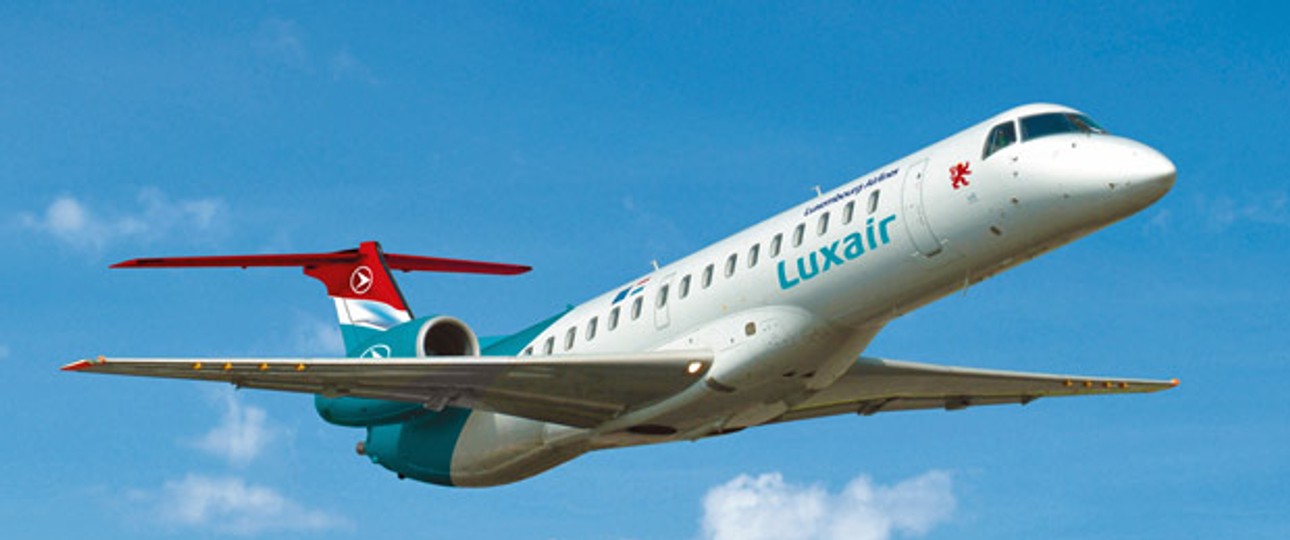 Embraer 145 von Luxair: Den Flugzeugtyp flottet die Airline aus.