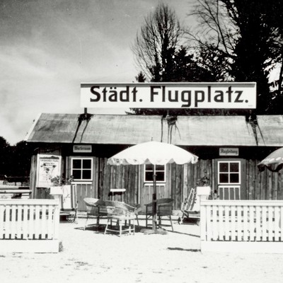 Das erste Terminal von Salzburg aus dem Jahre 1926.