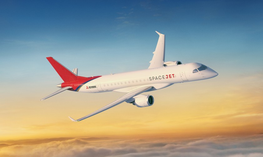 Aus Regional Jet wird Spacejet: Mitsubishi benennt seine Flieger um.