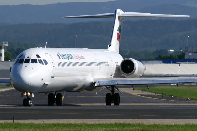 Neun Exemplare besitzt die bulgarische Charterairline noch.