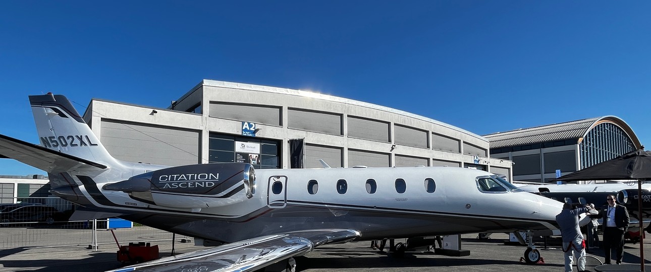 Textron zeigt auf der Aero die Citation Ascend zum ersten Mal in Europa: In Europa erwartet der Hersteller die Zulassung in diesem Jahr.