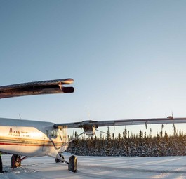 De Havilland Canada DHC-6-300 von Air Tindi: In der Tundra bruchgelandet.