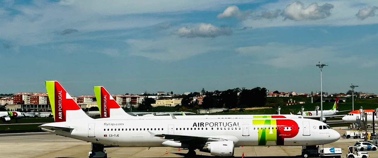 Airbus A320 von Tap in Lissabon: Es wird langsam enst mit dem Verkauf.