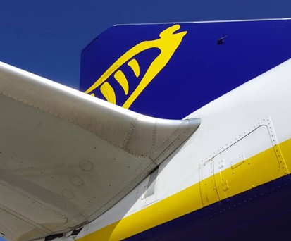 Leitwerk einer Boeing 737 von Ryanair: Wien rückt wieder in den Fokus.