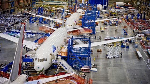 Dreamliner in der Produktion: 10 pro Monat bis Ende 2013