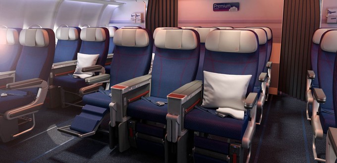 Visualisierung der Premium-Economy-Sitze im A330 von Brussels Airlines: So sollen sie aussehen.