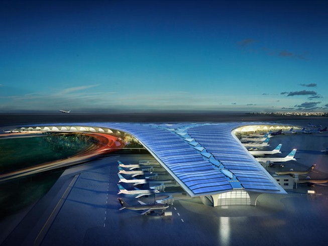 Visualisierung: So soll das neue Terminal 2 aussehen.
