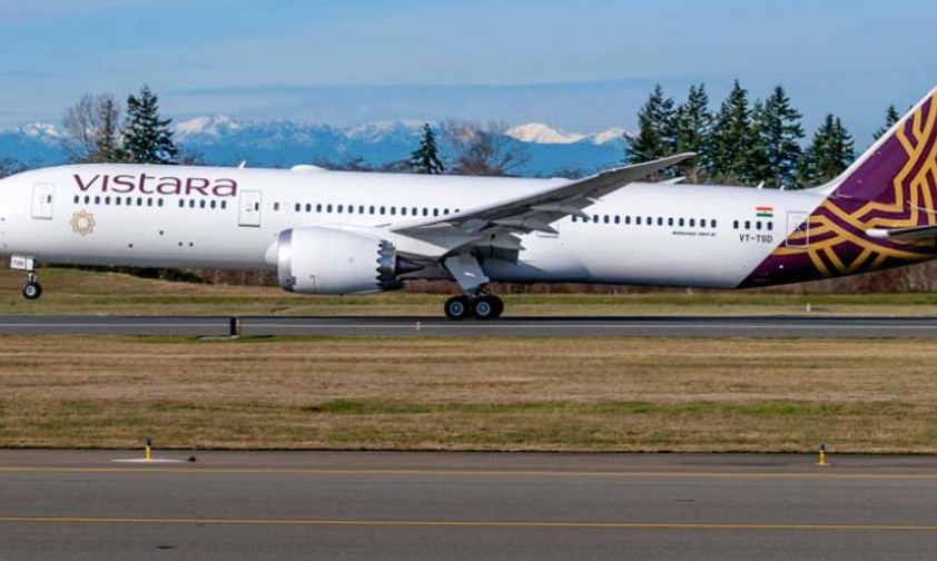 Die Boeing 787-9 von außen: Vistara hat sechs Exemplare bestellt.