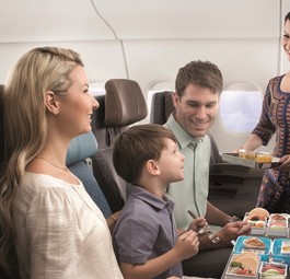 Mahlzeit an Bord von Singapore Airlines: Nur noch, wenn die Anschnallzeichen ausgeschaltet sind.