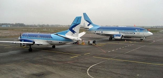 Flieger von Estonian: Illegale Hilfen?