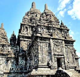 Candi Sewu beim Prambanan Java
