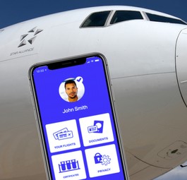 Travel-Pass-App vor Singapore- Airlines-Jet: Der Test läuft.