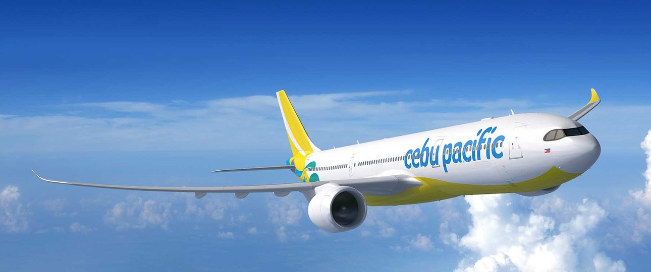 Airbus A330 Neo in den Farben von Cebu Pacific: Ganz schön eng im Inneren.